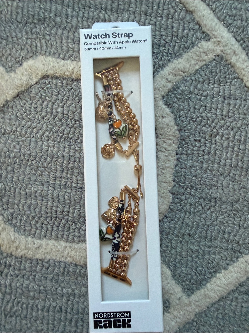 Nordstrom Rack Rose Gold Charm Apple Watch Band 38/40/41mm